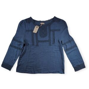 NWT Louise Misha Ludmila Navy CottonTop
